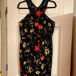 Sam Edelman floral halter dress. Worn once to party. Hits above knee.